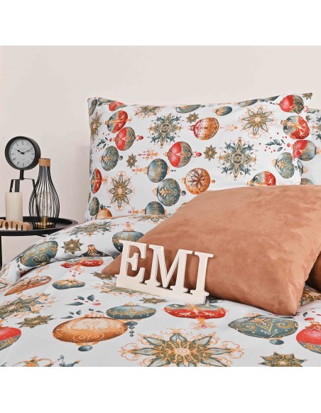Різдвяна бавовняна постільна білизна Magic EMI
