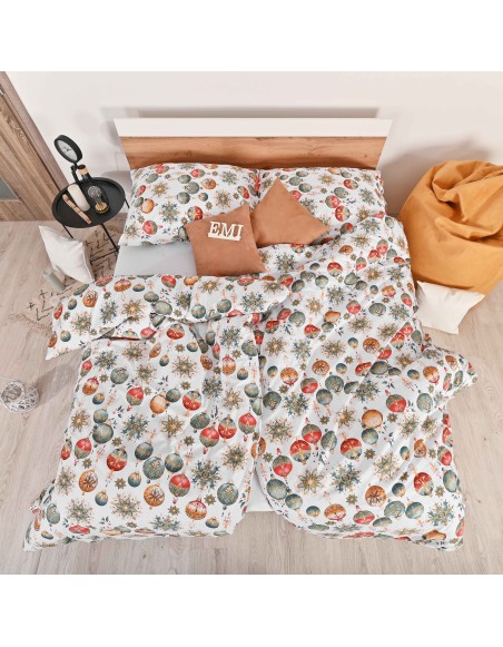 Різдвяна бавовняна постільна білизна Magic EMI