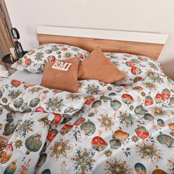 Різдвяна бавовняна постільна білизна Magic EMI