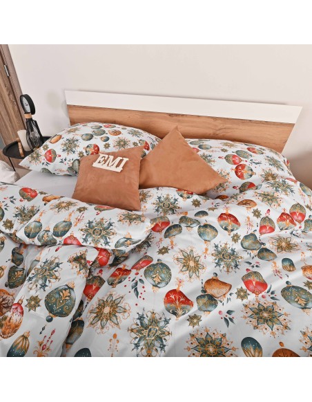 Різдвяна бавовняна постільна білизна Magic EMI