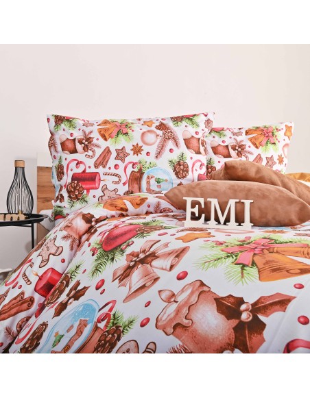 Різдвяна бавовняна постільна білизна Rafael EMI