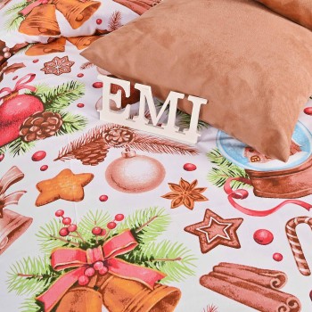 Різдвяна бавовняна постільна білизна Rafael EMI