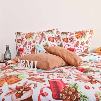 Різдвяна бавовняна постільна білизна Rafael EMI