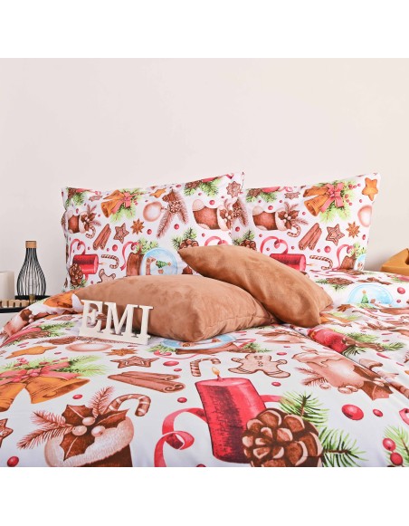 Різдвяна бавовняна постільна білизна Rafael EMI