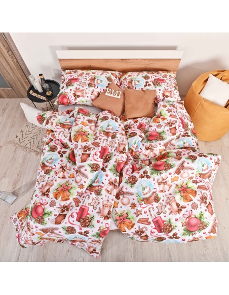 Різдвяна бавовняна постільна білизна Rafael EMI