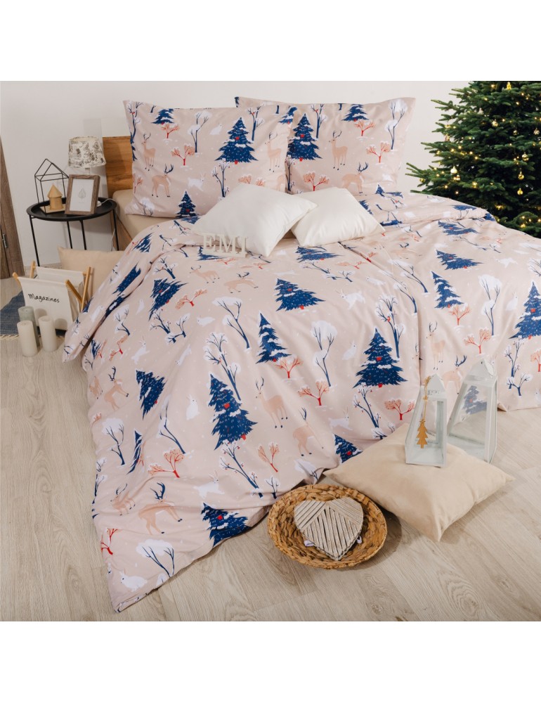 Різдвяна бавовняна постільна білизна Frostelle EMI Різдвяна бавовняна постільна білизна Frostelle EMI
