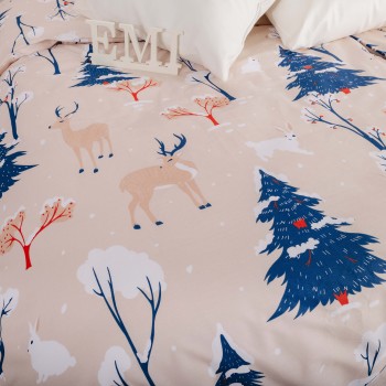 Різдвяна бавовняна постільна білизна Frostelle EMI