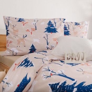 Різдвяна бавовняна постільна білизна Frostelle EMI