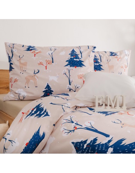 Різдвяна бавовняна постільна білизна Frostelle EMI