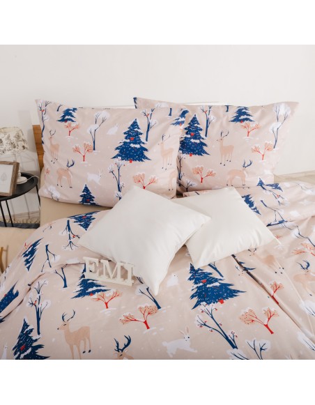 Різдвяна бавовняна постільна білизна Frostelle EMI