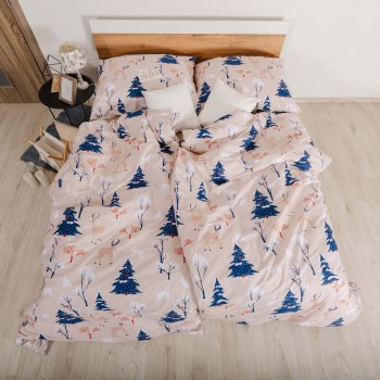 Різдвяна бавовняна постільна білизна Frostelle EMI