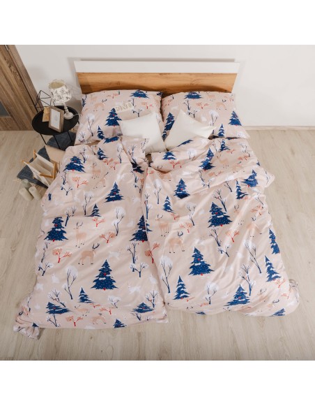 Різдвяна бавовняна постільна білизна Frostelle EMI