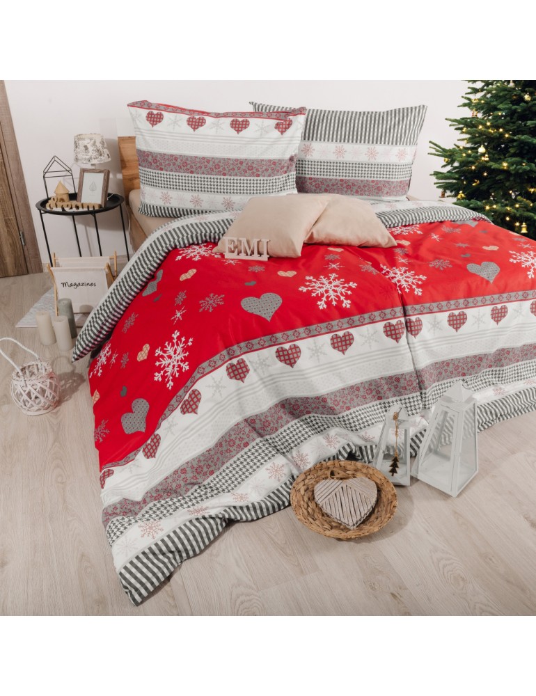 Різдвяна бавовняна постільна білизна Liana EMI Різдвяна бавовняна постільна білизна Liana EMI