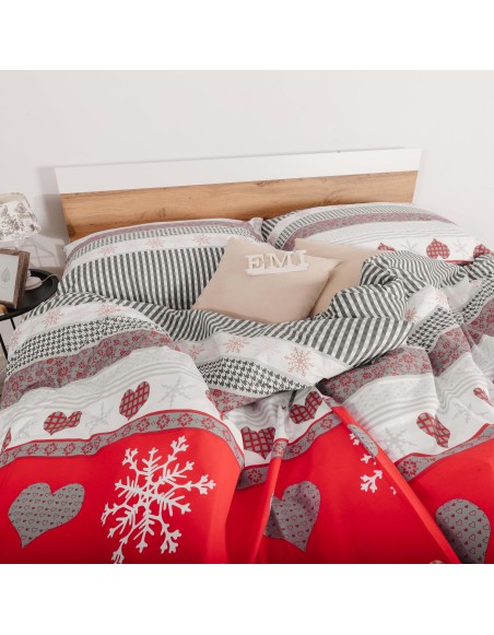 Різдвяна бавовняна постільна білизна Liana EMI
