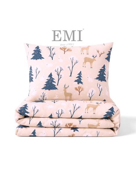 Різдвяна бавовняна постільна білизна Frostelle EMI