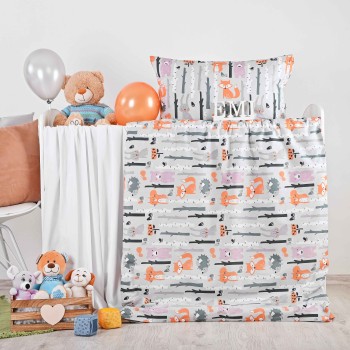 Бавовняна дитяча постільна білизна Лисеня EMI