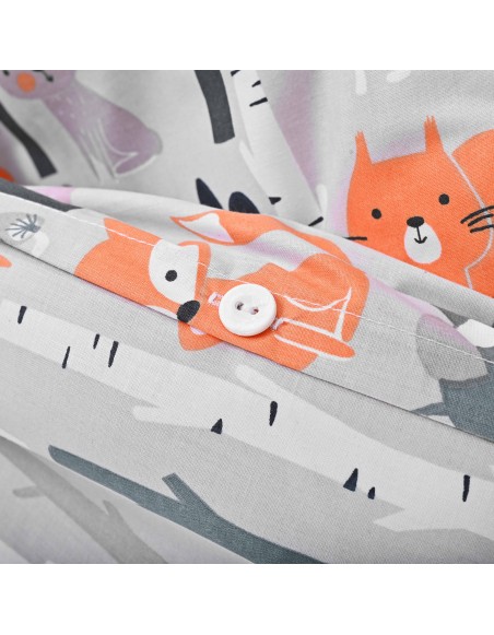 Бавовняна дитяча постільна білизна Лисеня EMI