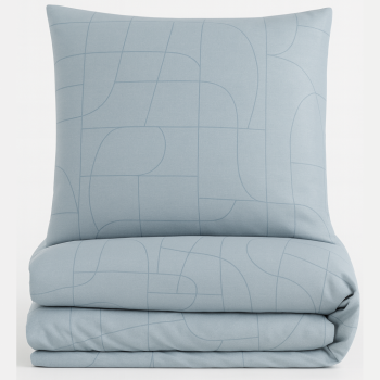 Сатинова постільна білизна Velur Blue EMI