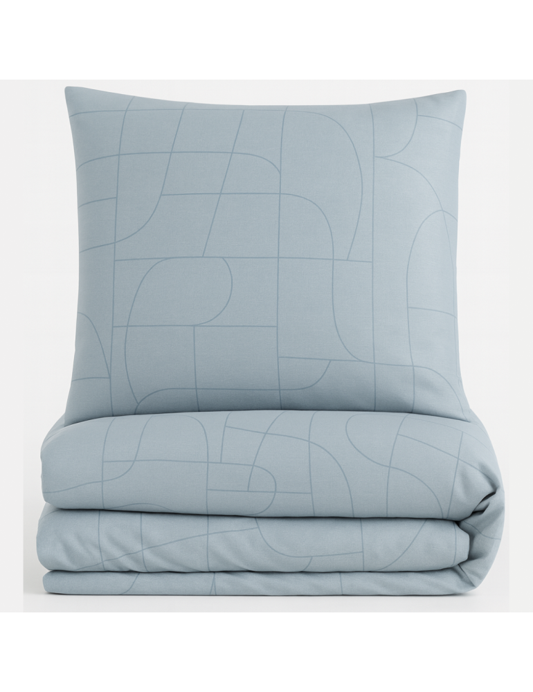 Сатинова постільна білизна Velur Blue EMI