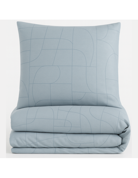 Сатинова постільна білизна Velur Blue EMI