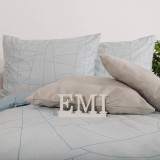 Сатинова постільна білизна Velur Blue EMI
