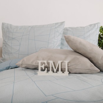 Сатинова постільна білизна Velur Blue EMI