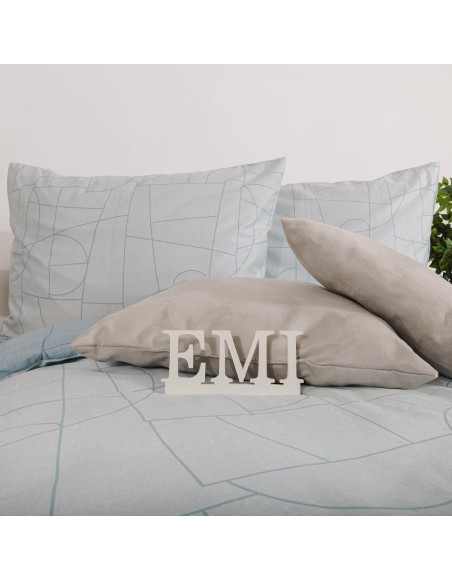 Сатинова постільна білизна Velur Blue EMI