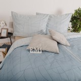Сатинова постільна білизна Velur Blue EMI