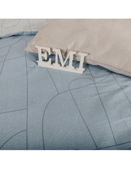 Сатинова постільна білизна Velur Blue EMI