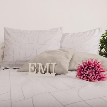 Сатинова постільна білизна Velur Grey EMI