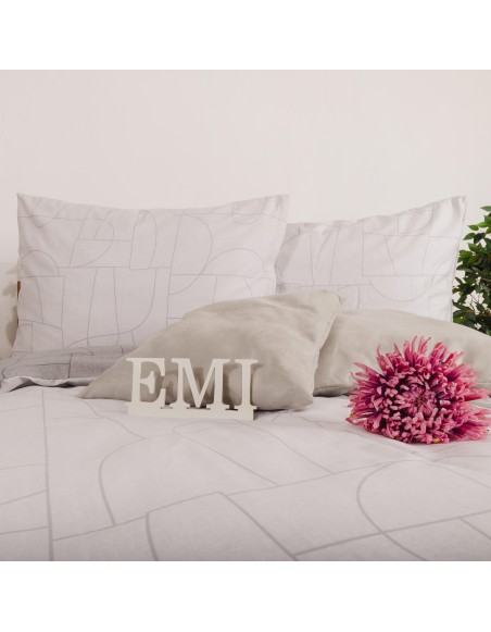 Сатинова постільна білизна Velur Grey EMI