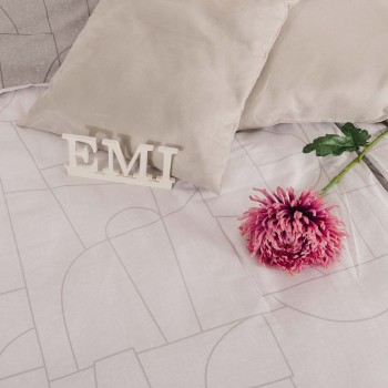 Сатинова постільна білизна Velur Grey EMI