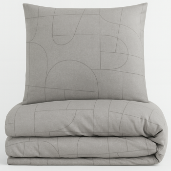 Сатинова постільна білизна Velur Grey EMI