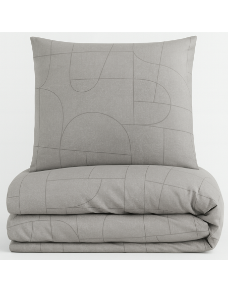 Сатинова постільна білизна Velur Grey EMI