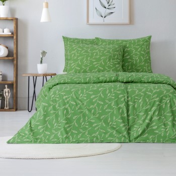 крепова_постільна_білизна_Matteo_EMI_зелена
