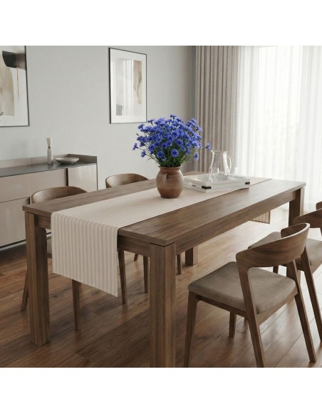 Скатертина на стіл кремова EMI