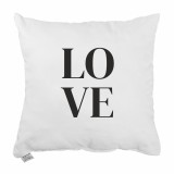 мінімалістична_декоративна_подушка_icon_love_40x40_чорно_біла