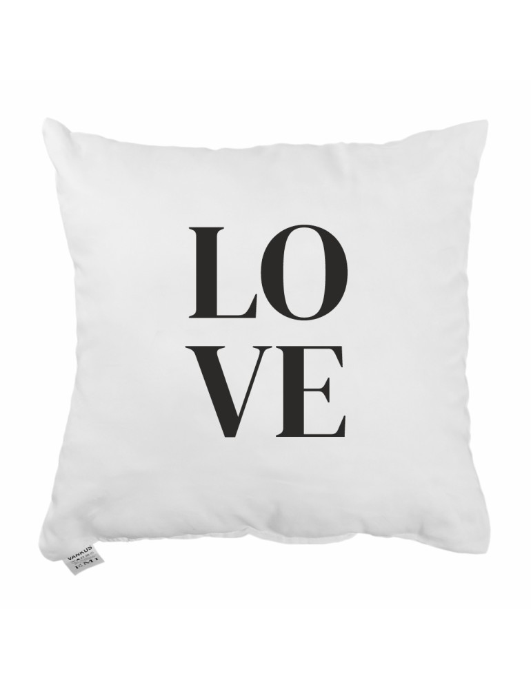 мінімалістична_декоративна_подушка_icon_love_40x40_чорно_біла