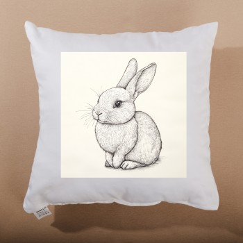 біла_подушка_Bunny_Sketch