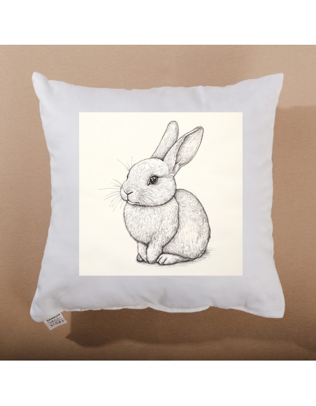 біла_подушка_Bunny_Sketch