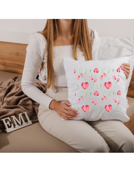 Декоративна_подушка_Petalina_тюльпани