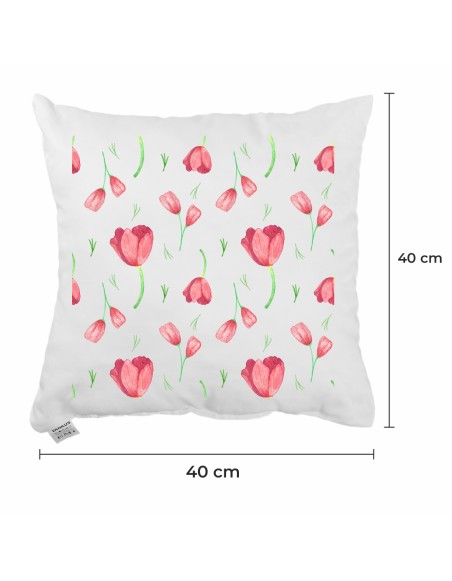 Декоративна_подушка_Petalina_рожеві_тюльпани