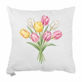 Біла_декоративна_подушка_EMI_Spring_40х40_см_з_написом