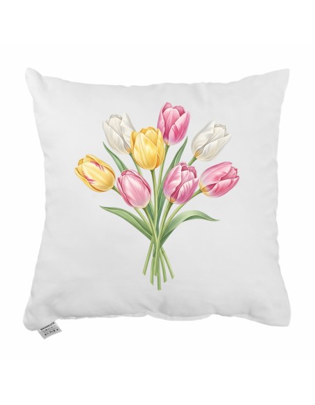 Біла_декоративна_подушка_EMI_Spring_40х40_см_з_написом