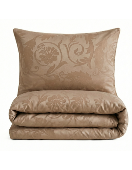 Дамаська_постільна_білизна_коричнева_Mocca_EMI