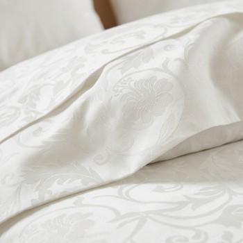 біла_Жакардова_постільна_білизна_Melissa