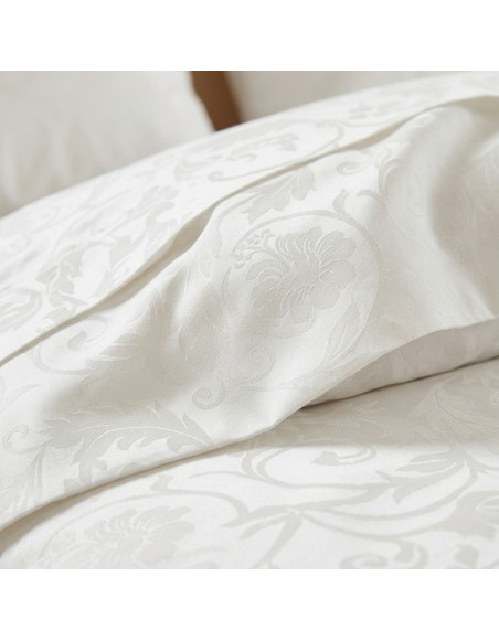 біла_Жакардова_постільна_білизна_Melissa