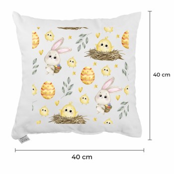 Подушка_з_милим_принтом_кроликів_курчат_та_крашанок_Morning