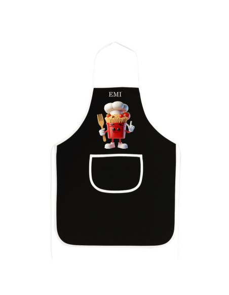 Кухонний_фартух_Pasta_чорний_EMI_з_мультяшним_принтом_спагеті