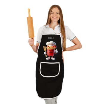 Кухонний_чорний_фартух_Pasta_EMI_з_мультяшним_принтом_спагеті